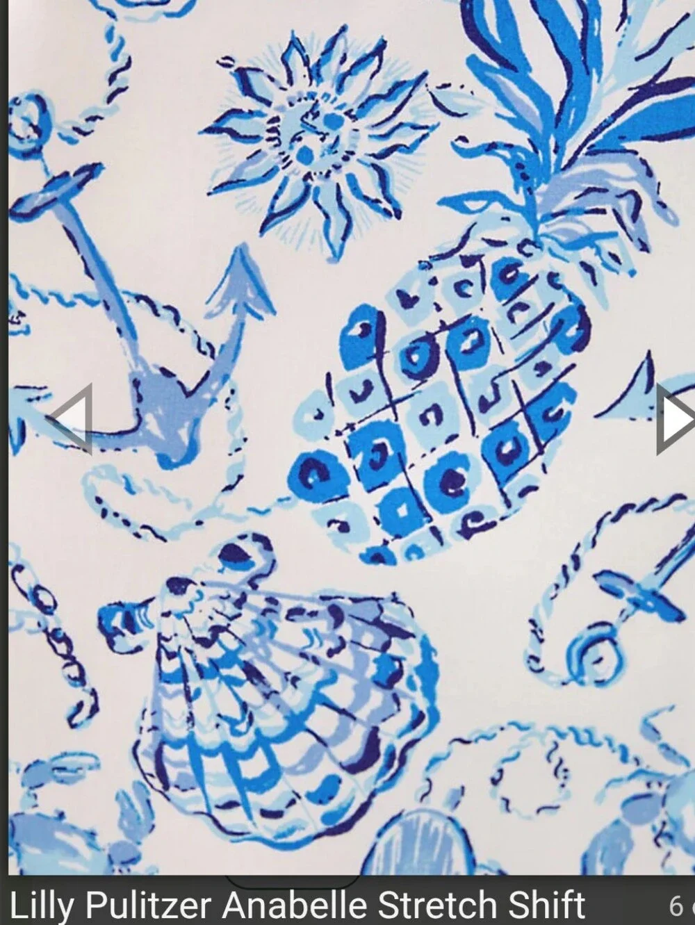 Lilly Pulitzer 'Anabelle' Dress, NEW! Size 16, Blue & White - Picture 9 of 14